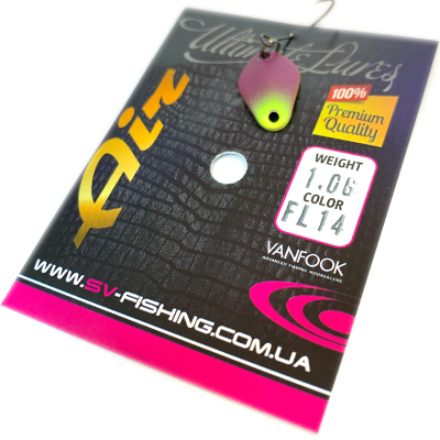 Блесна SV FISHING Air 1.0гр цвет FL14 Блесна SV FISHING Air 1.0гр цвет FL14