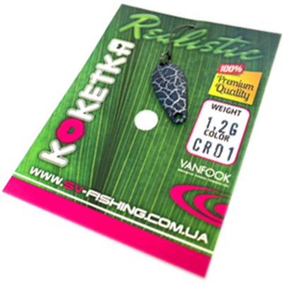 Блесна SV FISHING Koketka 1.2гр цвет CR01 Блесна SV FISHING Koketka 1.2гр цвет CR01