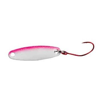Блесна GT-BIO Mini spoon 3.5g 30мм цвет white+pink