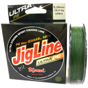 Плетёный шнур MOMOI JigLine Ultra PE Green 0.20мм 150м