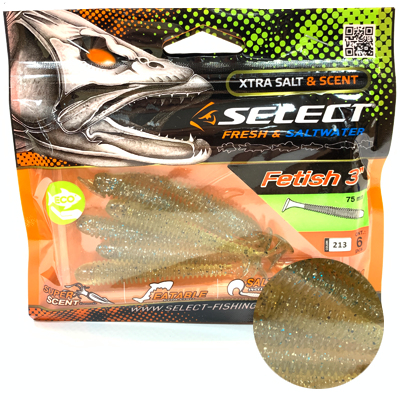 Силиконовая приманка SELECT Fetish 3" цвет 213