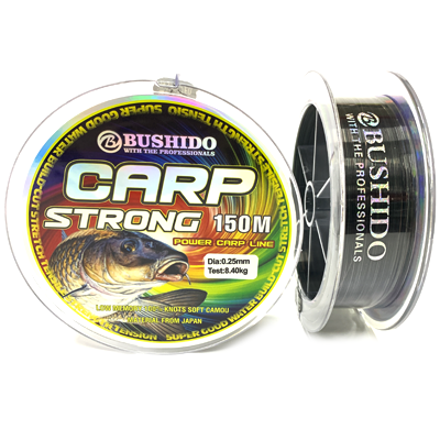 Леска BUSHIDO Carp Strong 0.25мм 150м Леска BUSHIDO Carp Strong 0.25мм 150м