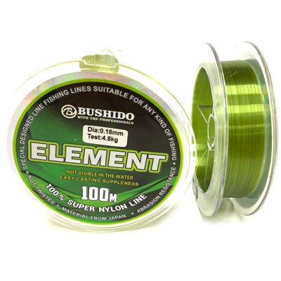 Леска BUSHIDO Element 0.18мм 100м