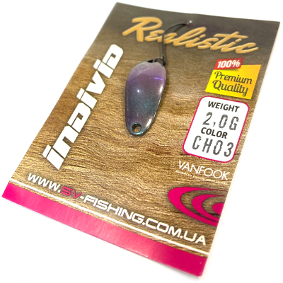 Блесна SV FISHING Individ 2.0гр цвет CH03 Блесна SV FISHING Individ 2.0гр цвет CH03