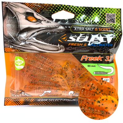 Силиконовая приманка SELECT Freek 3.3" цвет 127
