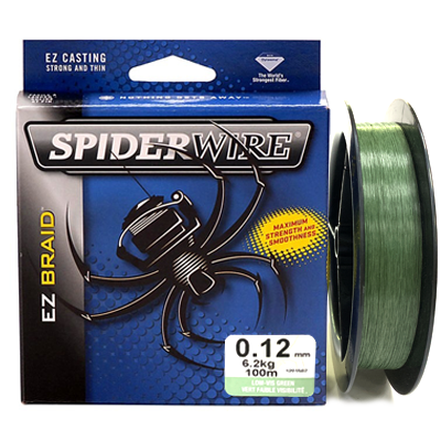 Плетёный шнур Spiderwire EZ Braid Green 0.12мм 100м Плетёный шнур Spiderwire EZ Braid Green 0.12мм 100м
