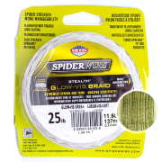 Плетёный шнур Spiderwire Stealth Glow-Vis Braid Green 0.17мм 137м