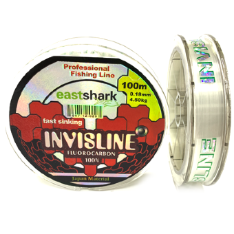 Леска EastShark INVISLINE Fluorocarbon 0.18мм 100м