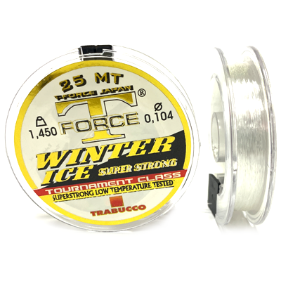 Леска TRABUCCO T-FORCE Winter Ice 0.104мм 25м Леска TRABUCCO T-FORCE Winter Ice 0.104мм 25м