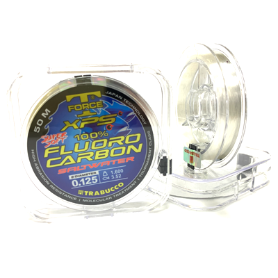 Леска TRABUCCO T-FORCE XPS Fluorocarbon Saltwater 0.125мм 50м Леска TRABUCCO T-FORCE XPS Fluorocarbon Saltwater 0.125мм 50м