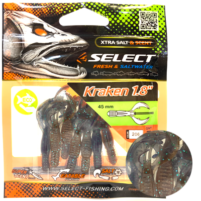 Силиконовая приманка SELECT Kraken 1.8" цвет 206