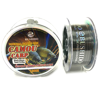 Леска BUSHIDO Camou Carp 0.30мм 130м