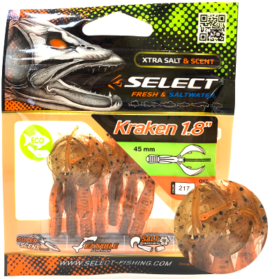 Силиконовая приманка SELECT Kraken 1.8" цвет 217