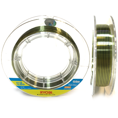 Леска RYOBI Nitlon Fierce Nylon 0.235мм 150м green Леска RYOBI Nitlon Fierce Nylon 0.235мм 150м green