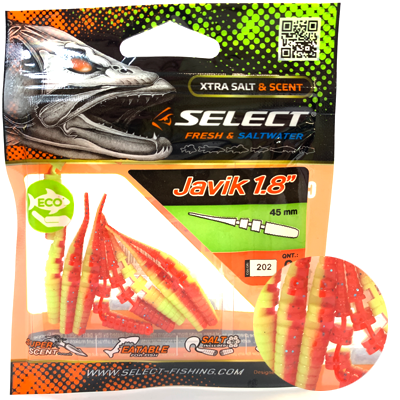 Силиконовая приманка SELECT Javik 1.8" цвет 202