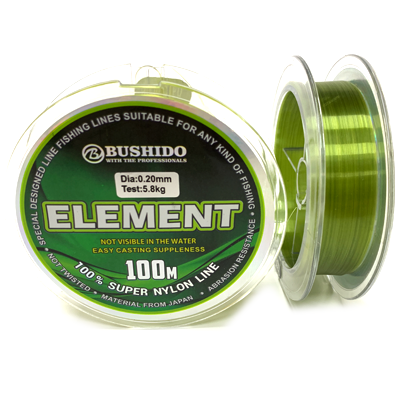 Леска BUSHIDO Element 0.20мм 100м