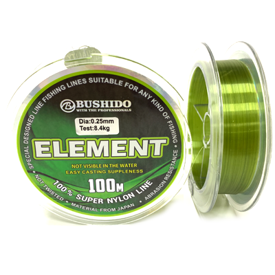 Леска BUSHIDO Element 0.25мм 100м