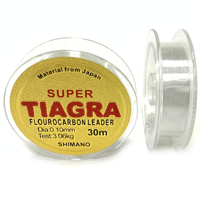 Леска OMAKS Super Tiagra Fluorocarbon Leader 0.10мм 30м Леска OMAKS Super Tiagra Fluorocarbon Leader 0.10мм 30м