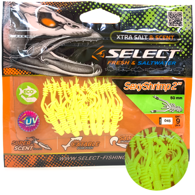 Силиконовая приманка SELECT Sexy Shrimp 2" цвет 045
