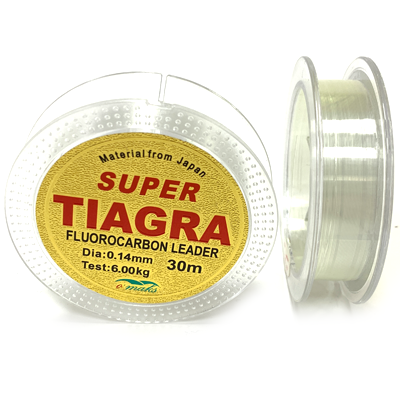 Леска OMAKS Super Tiagra Fluorocarbon Leader 0.14мм 30м Леска OMAKS Super Tiagra Fluorocarbon Leader 0.14мм 30м