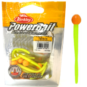 Силиконовая приманка Berkley PowerBait Mice Tail Orange Silver/Chartreuse A-6-15-1