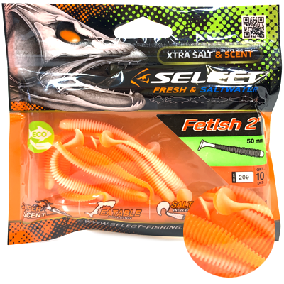 Силиконовая приманка SELECT Fetish 2" цвет 209