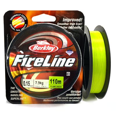 Плетёный шнур BERKLEY FireLine Flame Green 0.15мм 110м Плетёный шнур BERKLEY FireLine Flame Green 0.15мм 110м