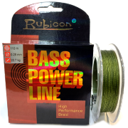Плетёный шнур RUBICON Bass Power Line Braid Green 0.28мм 110м