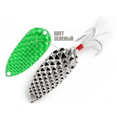 Блесна GT-BIO Cicada Diamond type 10g 43мм цвет зелёный GT-32T