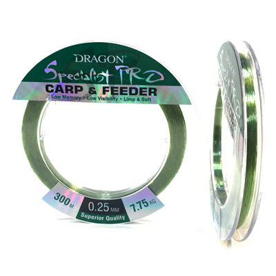 Леска DRAGON Specialist Pro Carp & Feeder 0.25мм 300м Леска DRAGON Specialist Pro Carp & Feeder 0.25мм 300м