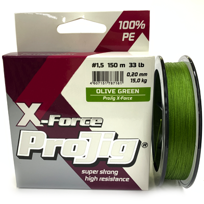 Плетёный шнур PETROKANAT ProJig X-Force 0.20мм 150м Плетёный шнур PETROKANAT ProJig X-Force 0.20мм 150м