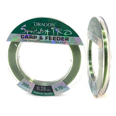Леска DRAGON Specialist Pro Carp & Feeder 0.28мм 300м