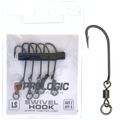 Крюк с вертлюгом Prologic Swivel Hook LS #2 Крюк с вертлюгом Prologic Swivel Hook LS #2