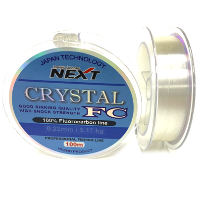 Леска NEXT Crystal FC 0.22мм 100м