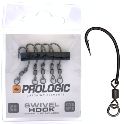 Крюк с вертлюгом Prologic Swivel Hook CS #6 Крюк с вертлюгом Prologic Swivel Hook CS #6