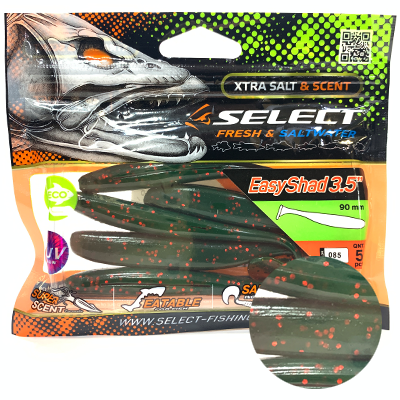 Силиконовая приманка SELECT Easy Shad 3.5" цвет 085 Силиконовая приманка SELECT Easy Shad 3.5" цвет 085