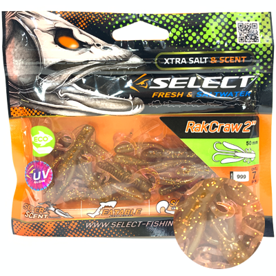 Силиконовая приманка SELECT Rak Craw 2" цвет 999