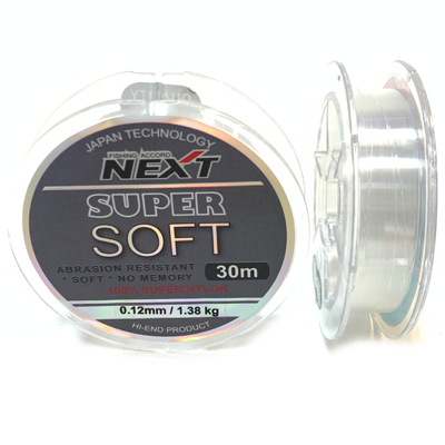 Леска NEXT Super Soft 0.12мм 30м Леска NEXT Super Soft 0.12мм 30м