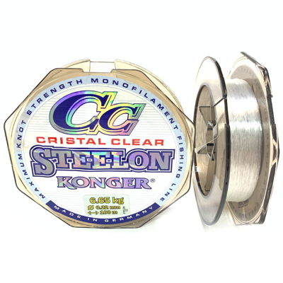 Леска KONGER Steelon Cristal Clear 0.22мм 100м Леска KONGER Steelon Cristal Clear 0.22мм 100м