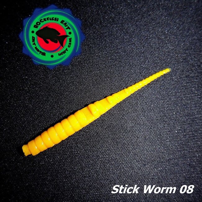 Силиконовая приманка Rockfish Bait Stick Worm 4.5cm/08OK Силиконовая приманка Rockfish Bait Stick Worm 4.5cm/08OK