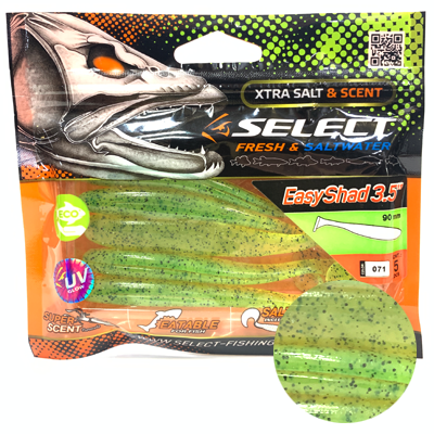 Силиконовая приманка SELECT Easy Shad 3.5" цвет 071 Силиконовая приманка SELECT Easy Shad 3.5" цвет 071