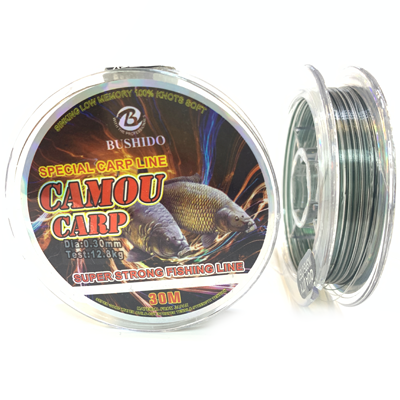 Леска BUSHIDO Camou Carp 0.30мм 30м