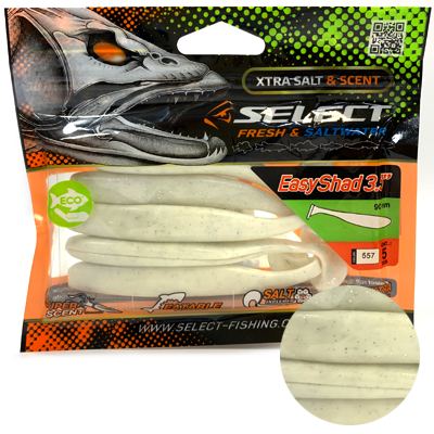 Силиконовая приманка SELECT Easy Shad 3.5" цвет 557
