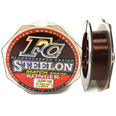 Леска KONGER Steelon FC Match Fluorocarbon Coated 0.14мм 100м Леска KONGER Steelon FC Match Fluorocarbon Coated 0.14мм 100м
