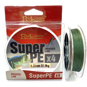 Плетёный шнур RUBICON Super PE X4 Braid Green 0.35мм 135м