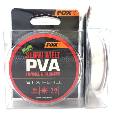 ПВА сетка запасная медленно растворимая Ø14мм FOX (Фокс) - Edges PVA Mesh Slow Melt Refills Stix 5м ПВА сетка запасная медленно растворимая Ø14мм FOX (Фокс) - Edges PVA Mesh Slow Melt Refills Stix 5м
