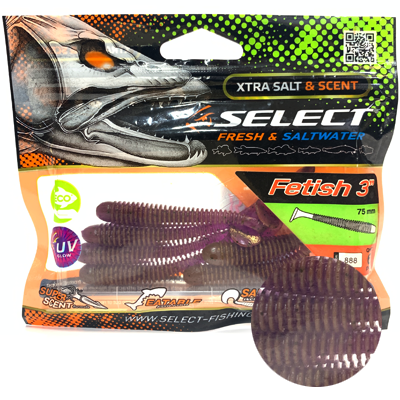 Силиконовая приманка SELECT Fetish 2" цвет 888