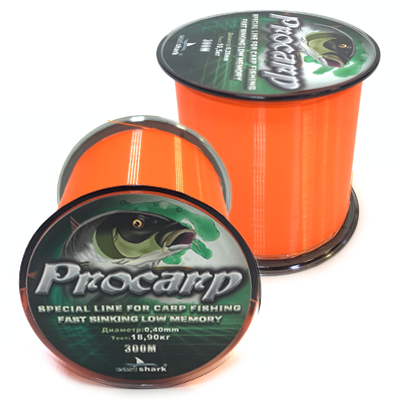 Леска EastShark Procarp 0.40мм 300м оранжевая