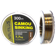Леска NAUTILUS Camou Sinking Brown 0.286мм 300м