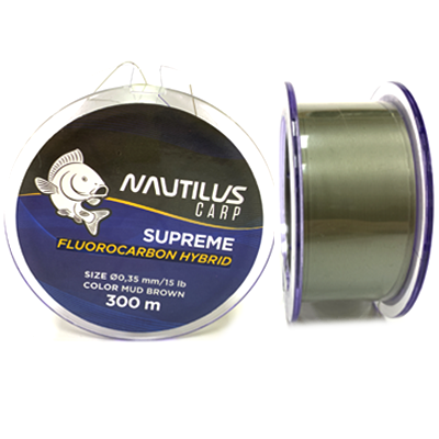 Леска NAUTILUS Supreme Fluorocarbon Hybrid 0.35мм 300м